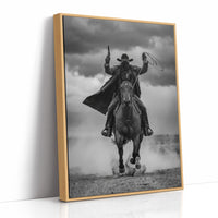 Masked Outlaw at a Full Gallop