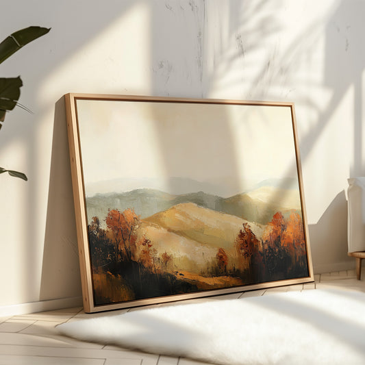 Autumn Hills Remember Golden Light