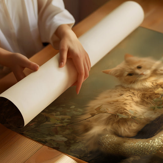 Feline Myths Beneath Autumn Boughs