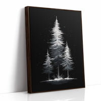 Moonlit Pines Paint Winter's Story