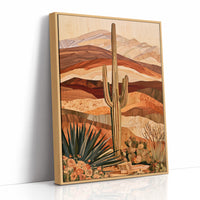 Rose Bushes at the Foot of the Saguaro