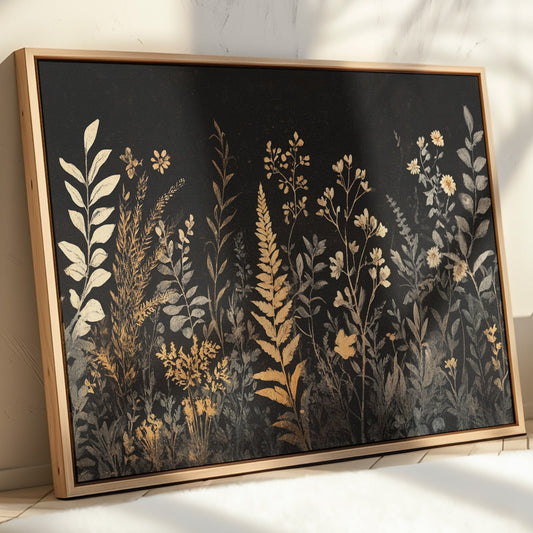 Midnight Garden Wears Golden Crown