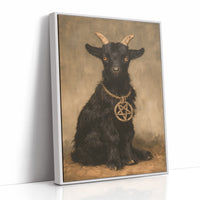 Occult Black Goat Portrait