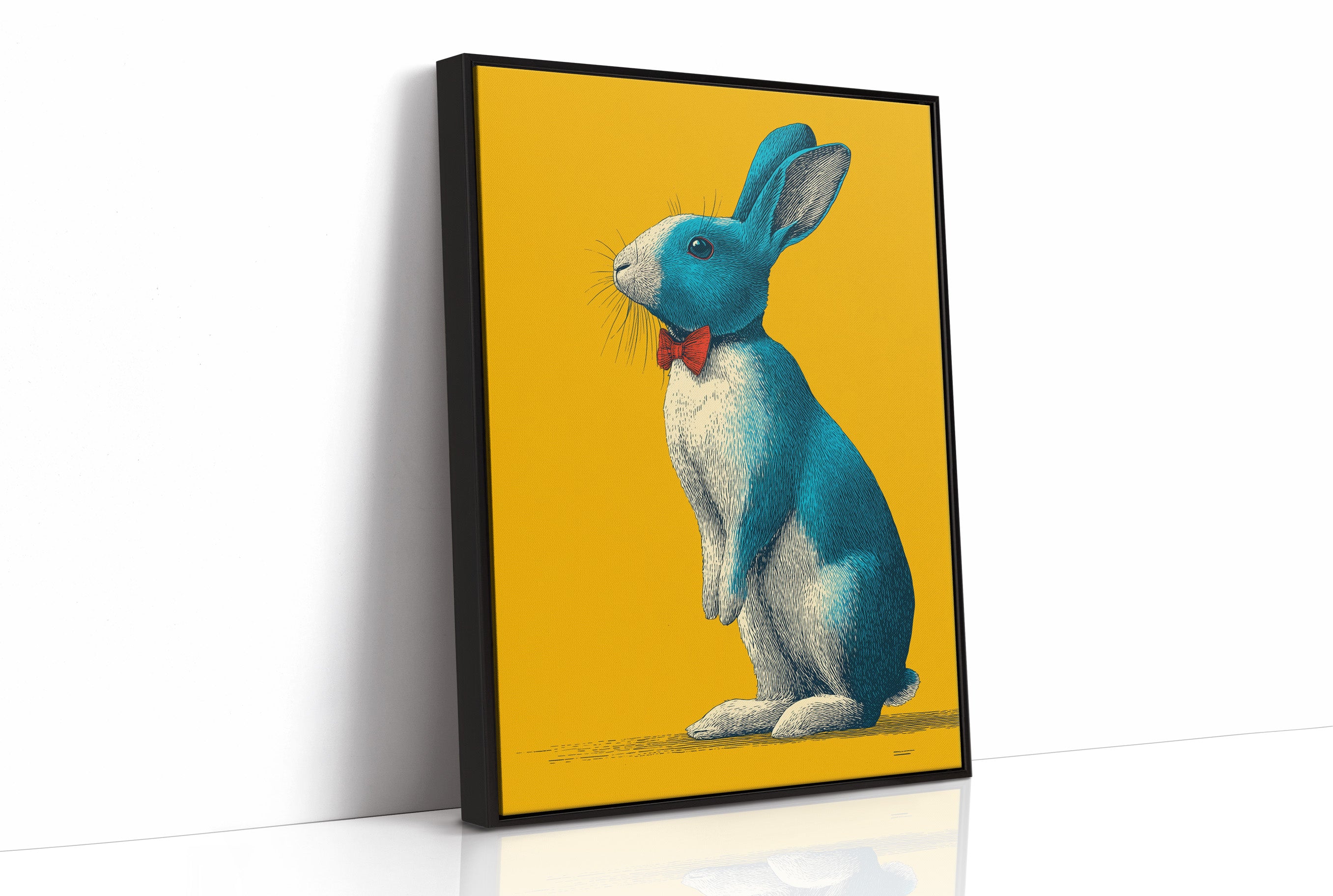 Blue Rabbit, Red Bow Tie