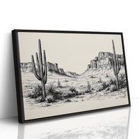 Saguaros Stand Like Ancient Sentinels