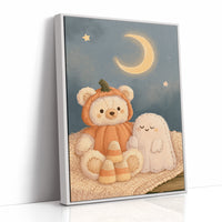Cozy Bear Ghost Plushie Duo