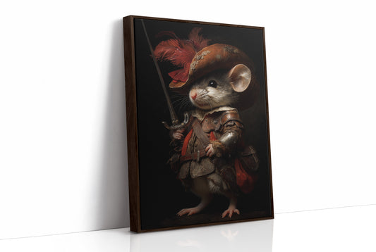 Noble Mouse In Royal Armor