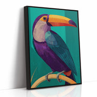 Toucan, Teal and Plum