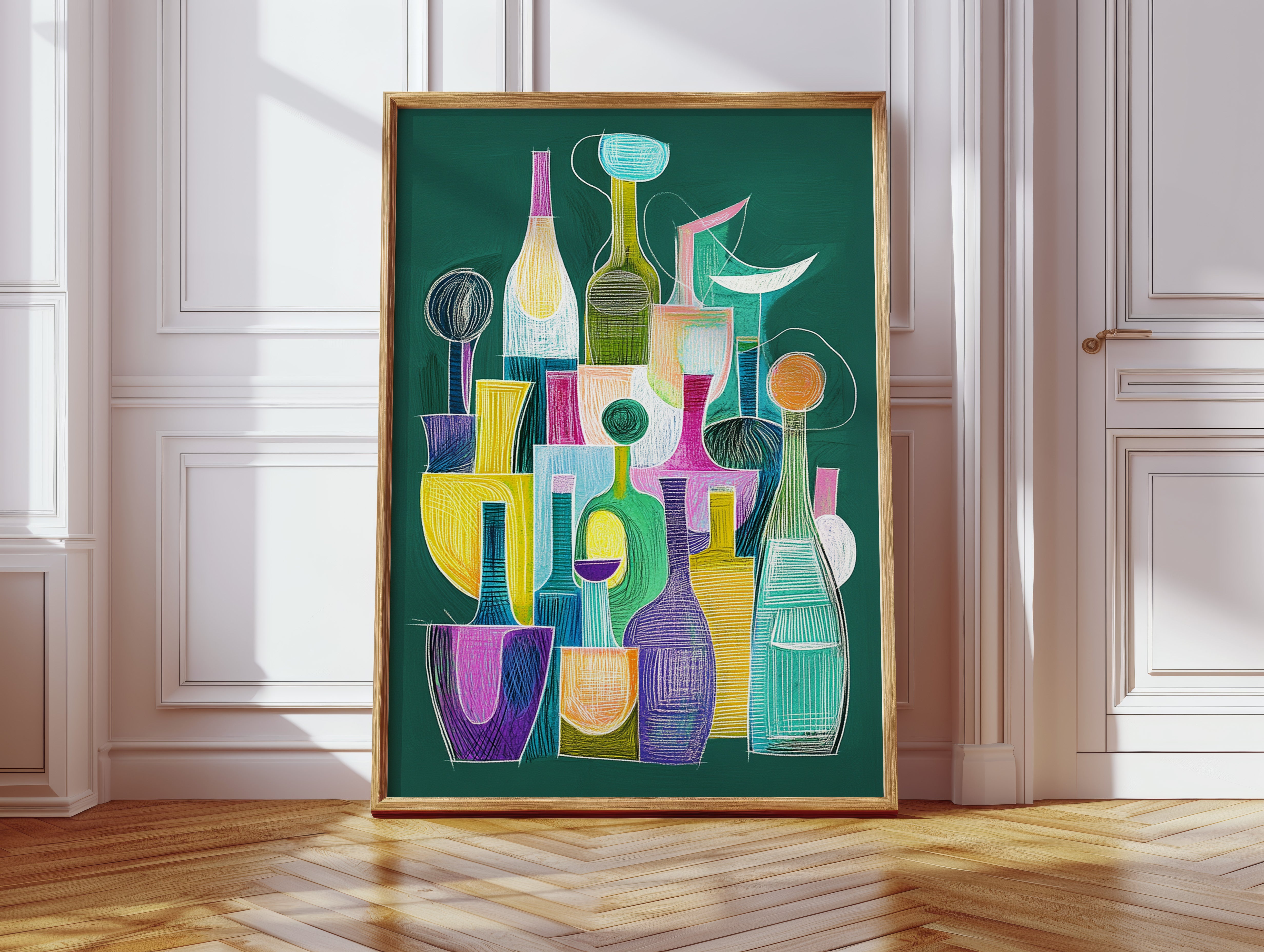 Colorful Bottles Share Secret Stories