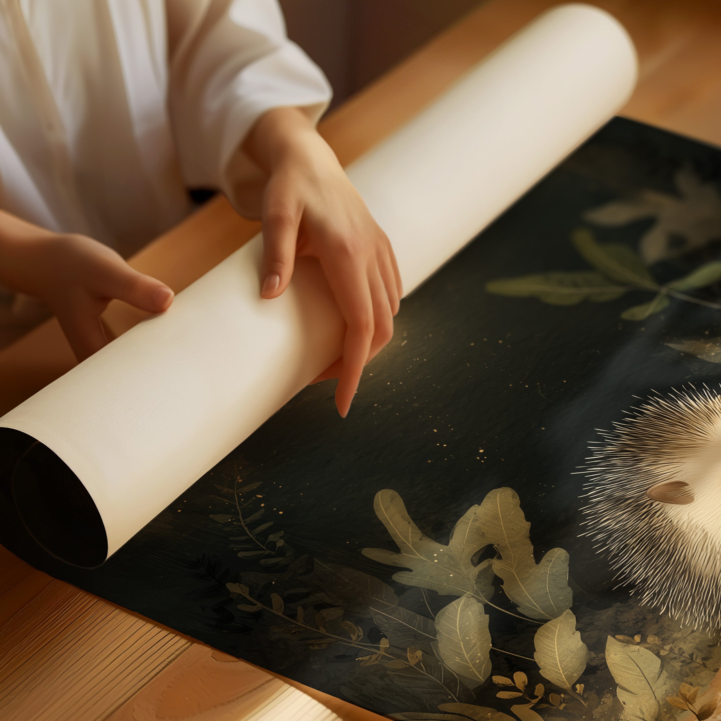 Midnight Tales Under Glowing Bulbs