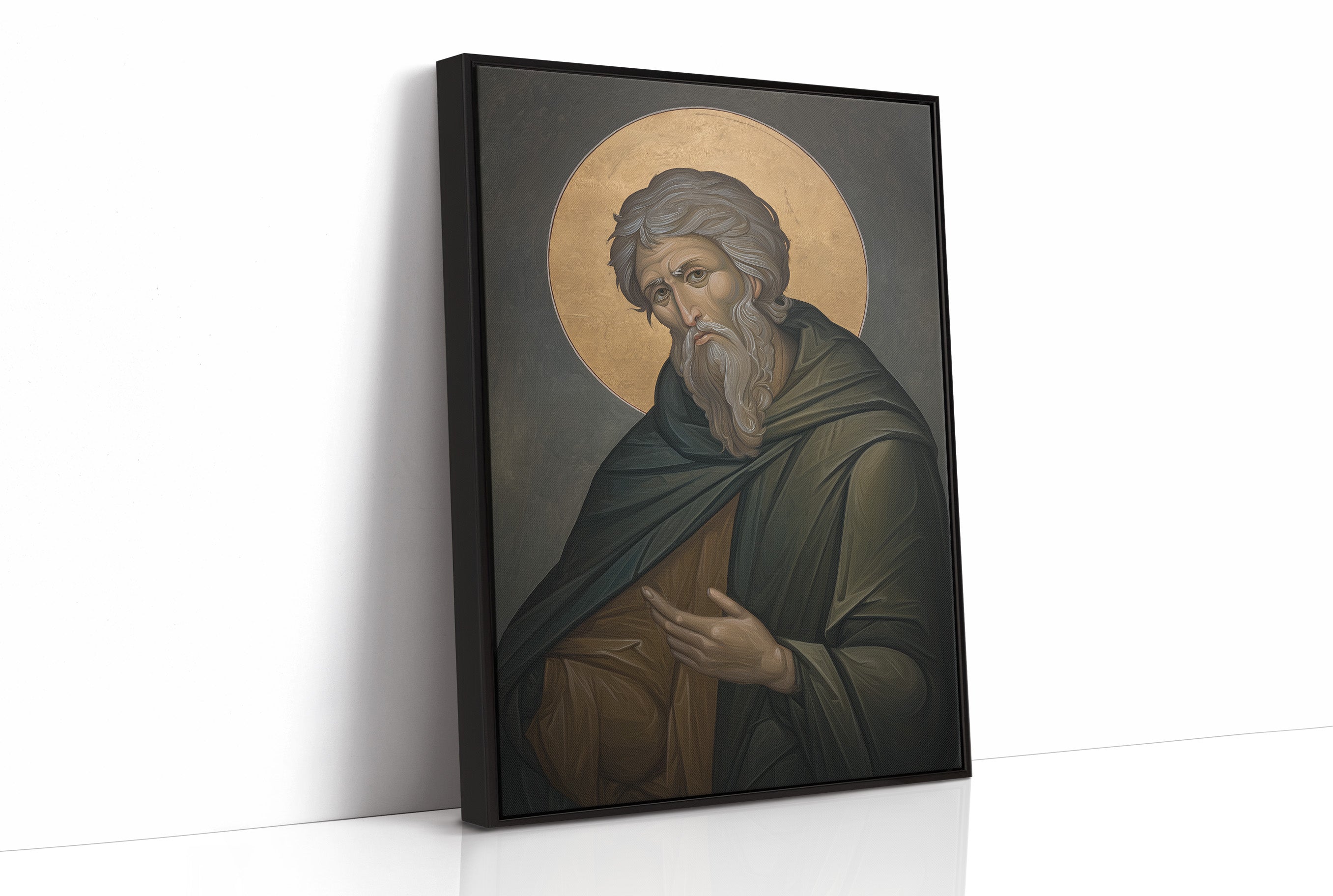 Byzantine Contemplation in Emerald Robes
