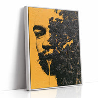Amber Half Face Decay Art