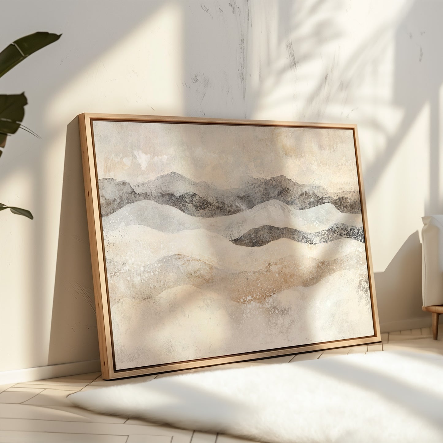 Winter Dunes Dance With Mountains