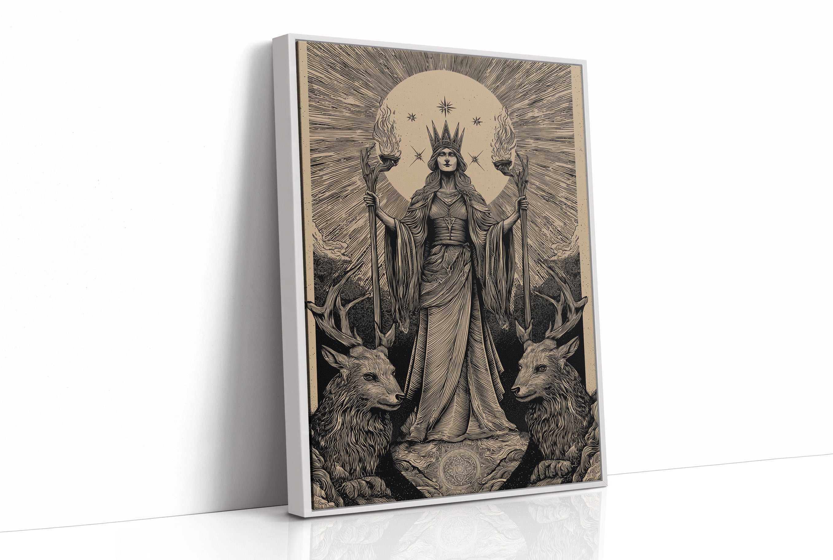 Crowned Between Stags And Stars