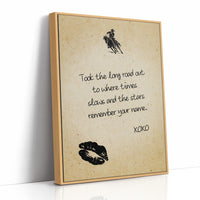 Took the Long Road Out — Cowboy Love Letter Print