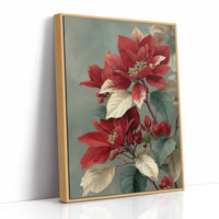 Poinsettia in Red and Cream