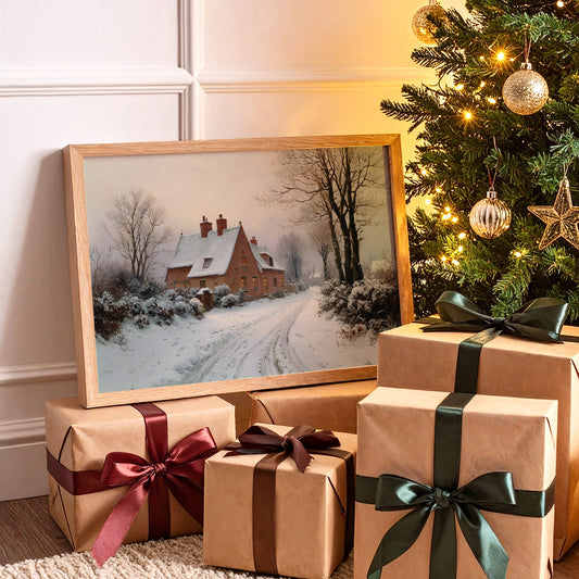 Brick Cottage Awaits Winter Stories