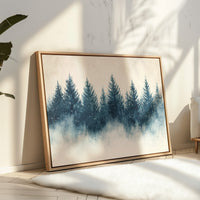 Snow Stars Dance Through Pine Night