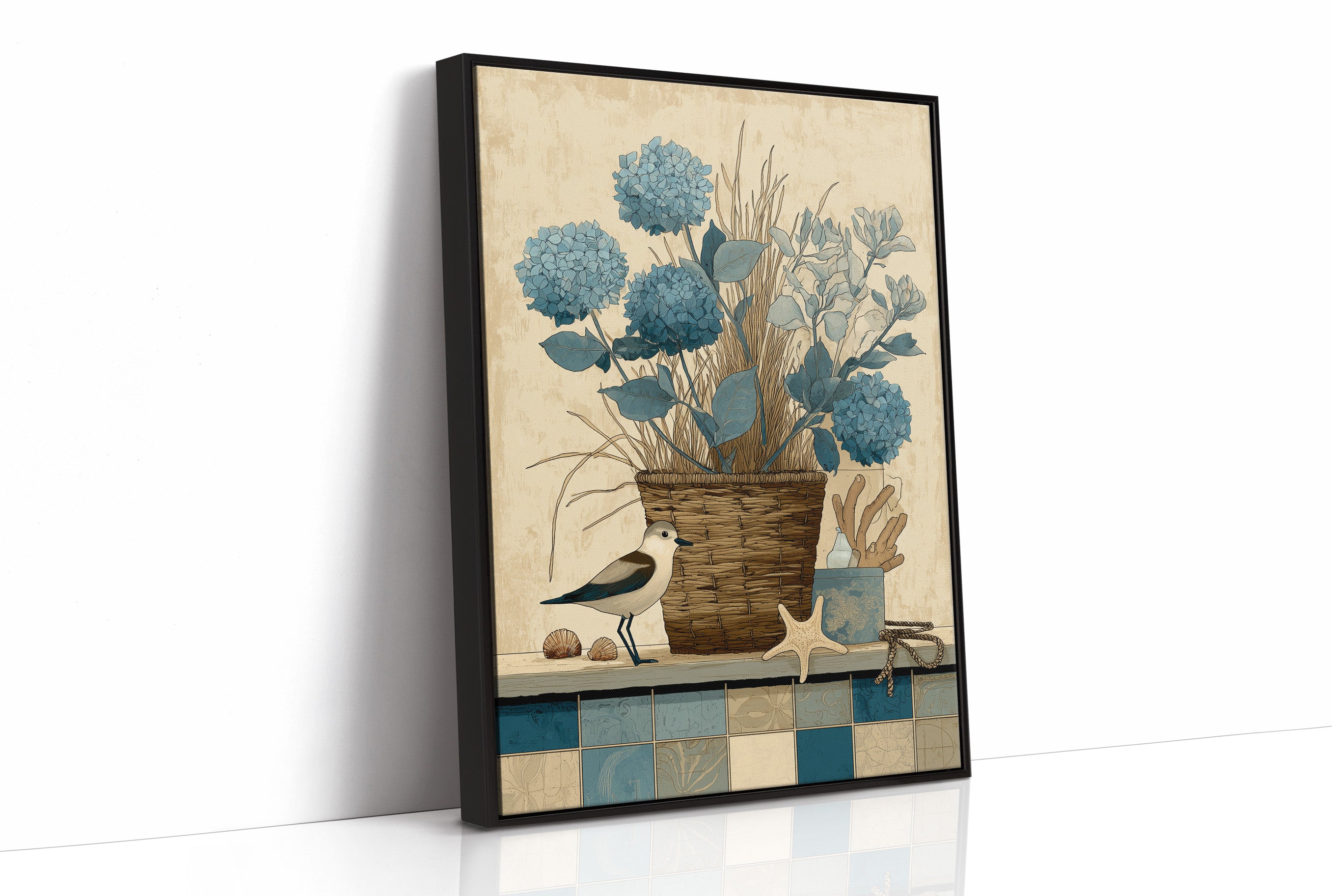 Sandpiper, Hydrangea Basket