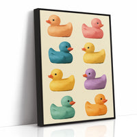 A Parade Of Painted Ducks