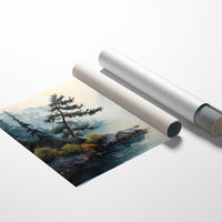 Lone Pine Guards Misty Waters