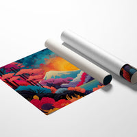 Sacred Mountain Blooms At Dawn