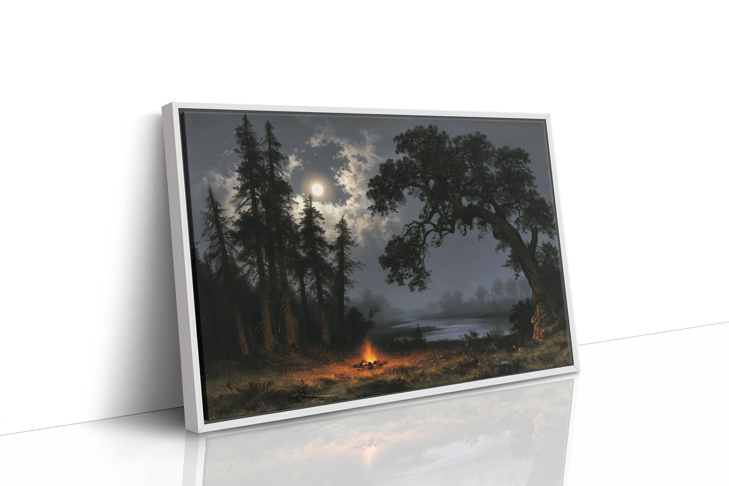 Moonrise, Fire Kept Low
