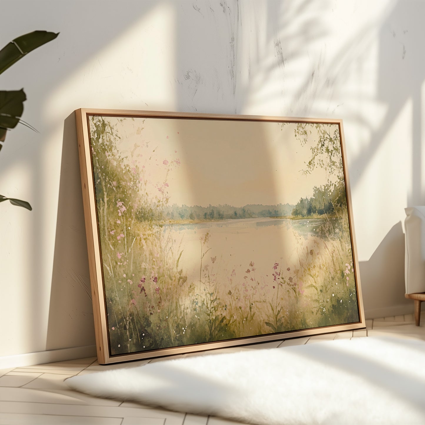 Wild Blooms Dance By Still Waters