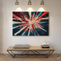 Stars Burst Into Patriotic Light
