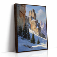 Winter Towers Pierce Azure Skies