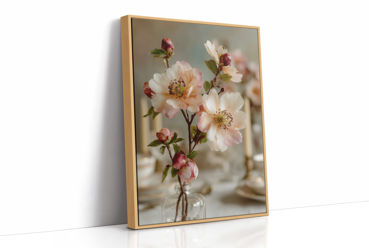 Wild Roses in Glass