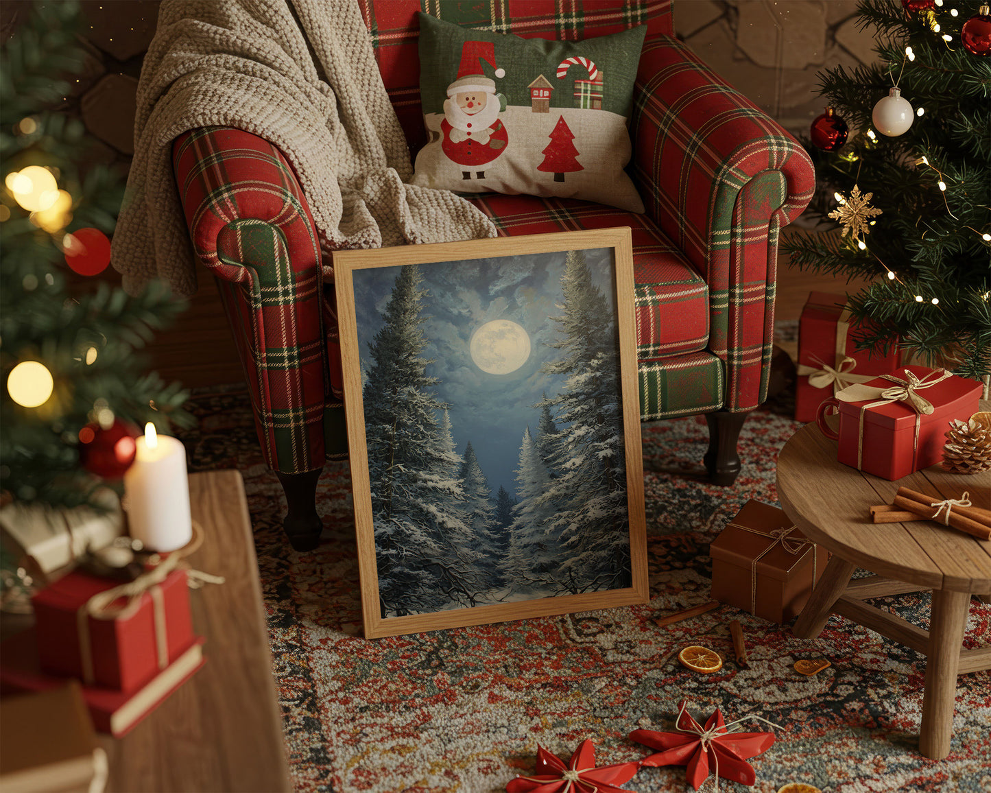 Moonlit Pines Share Winter's Secret