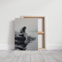Monochrome Myths At Ocean's Edge