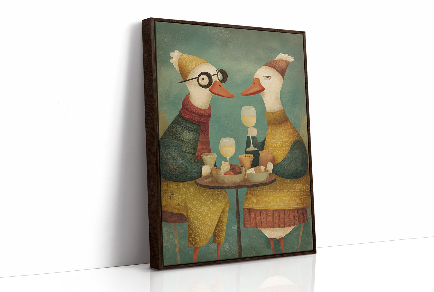 Two Geese Toast Another Thursday
