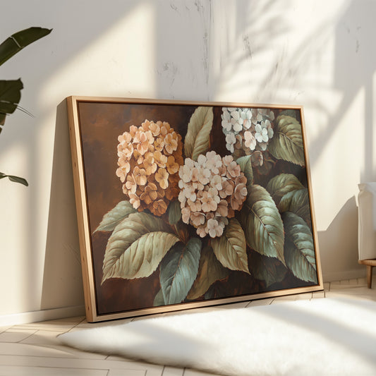 Autumn Hydrangeas Paint Golden Stories