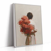 Vermilion Embrace: Bouquet of Memories