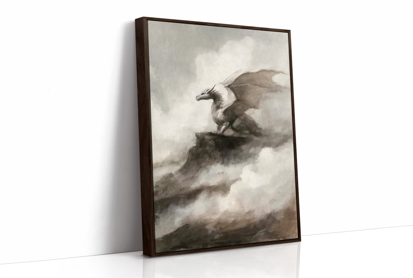 Perched Between Mist And Stone