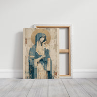 Seated Icon with Lily