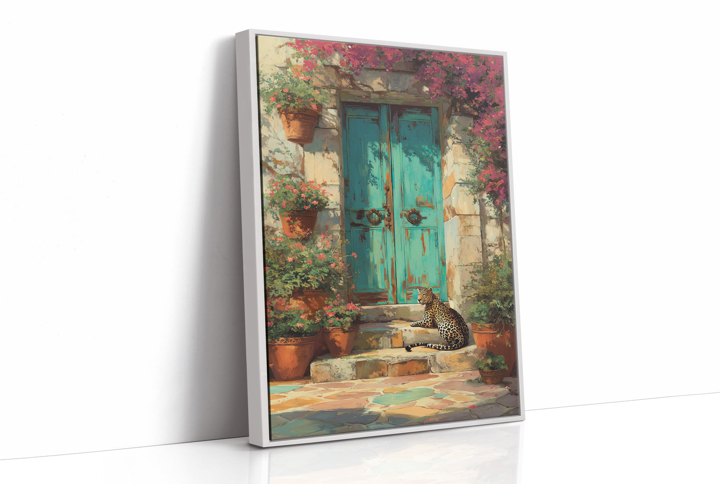 Unexpected Guest at the Turquoise Door