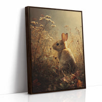 Twilight Rabbit Among Wild Meadow