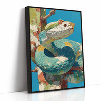Viper in Turquoise Mosaic