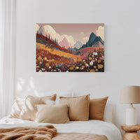 Alpine Meadows Bloom In Gold