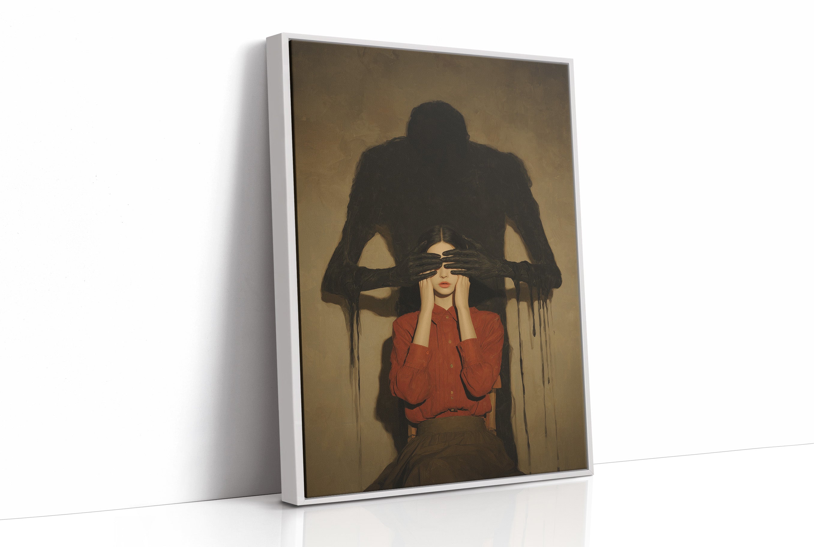 Darkness Looms Behind Crimson