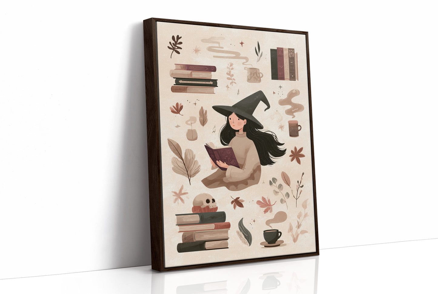 Autumn Spells Between Book Pages