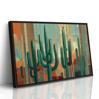 Desert Sentinels In Gilded Light