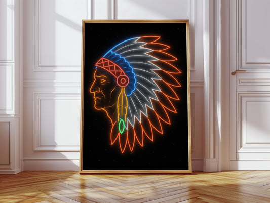 Neon Headdress Tribute
