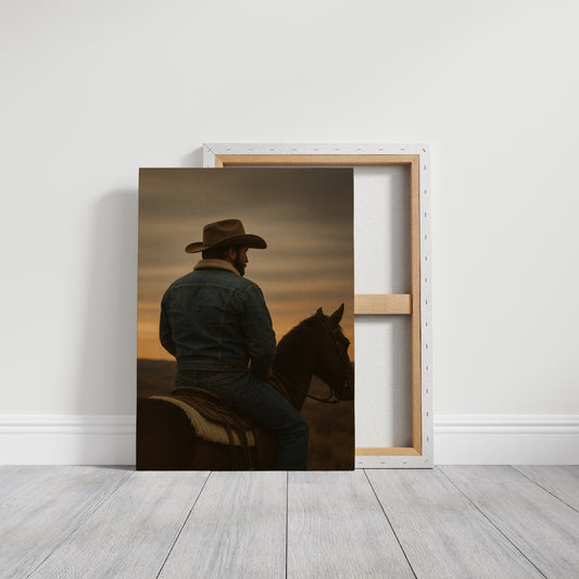Cowboy at Dusk