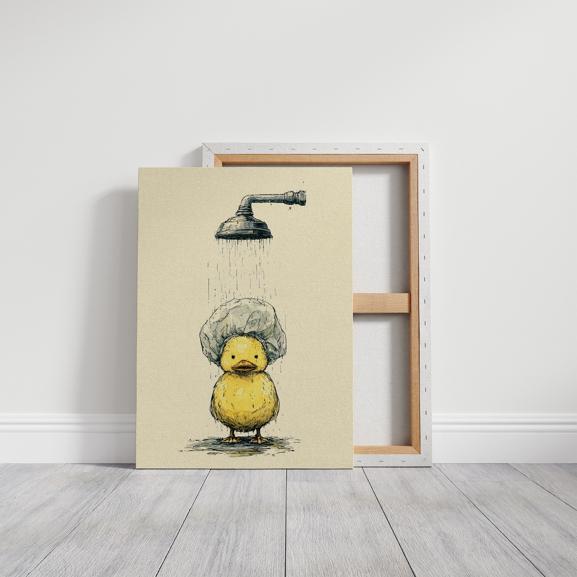 Duckling's Shower Cap Situation