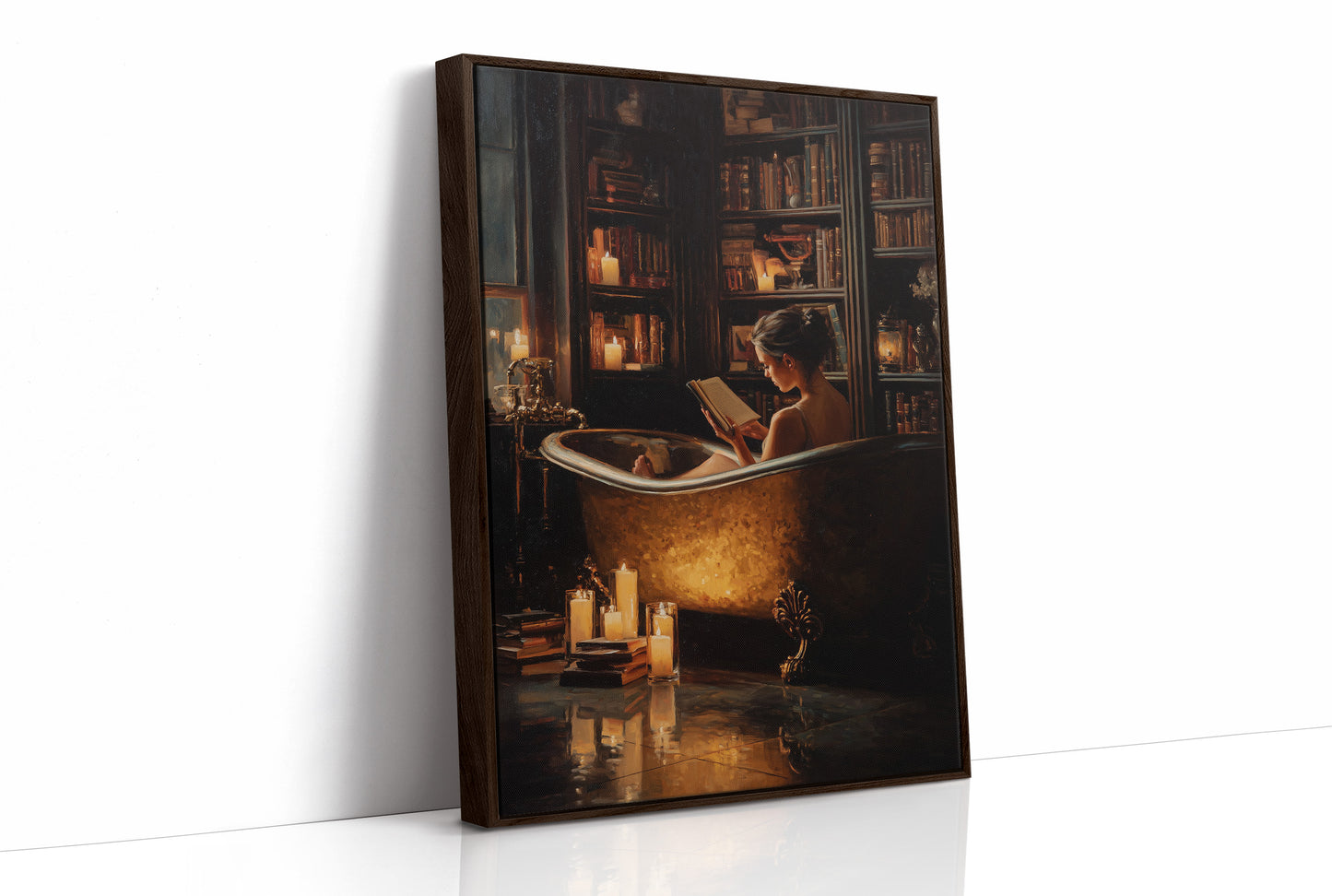 Candlelit Chapters Between Copper Walls