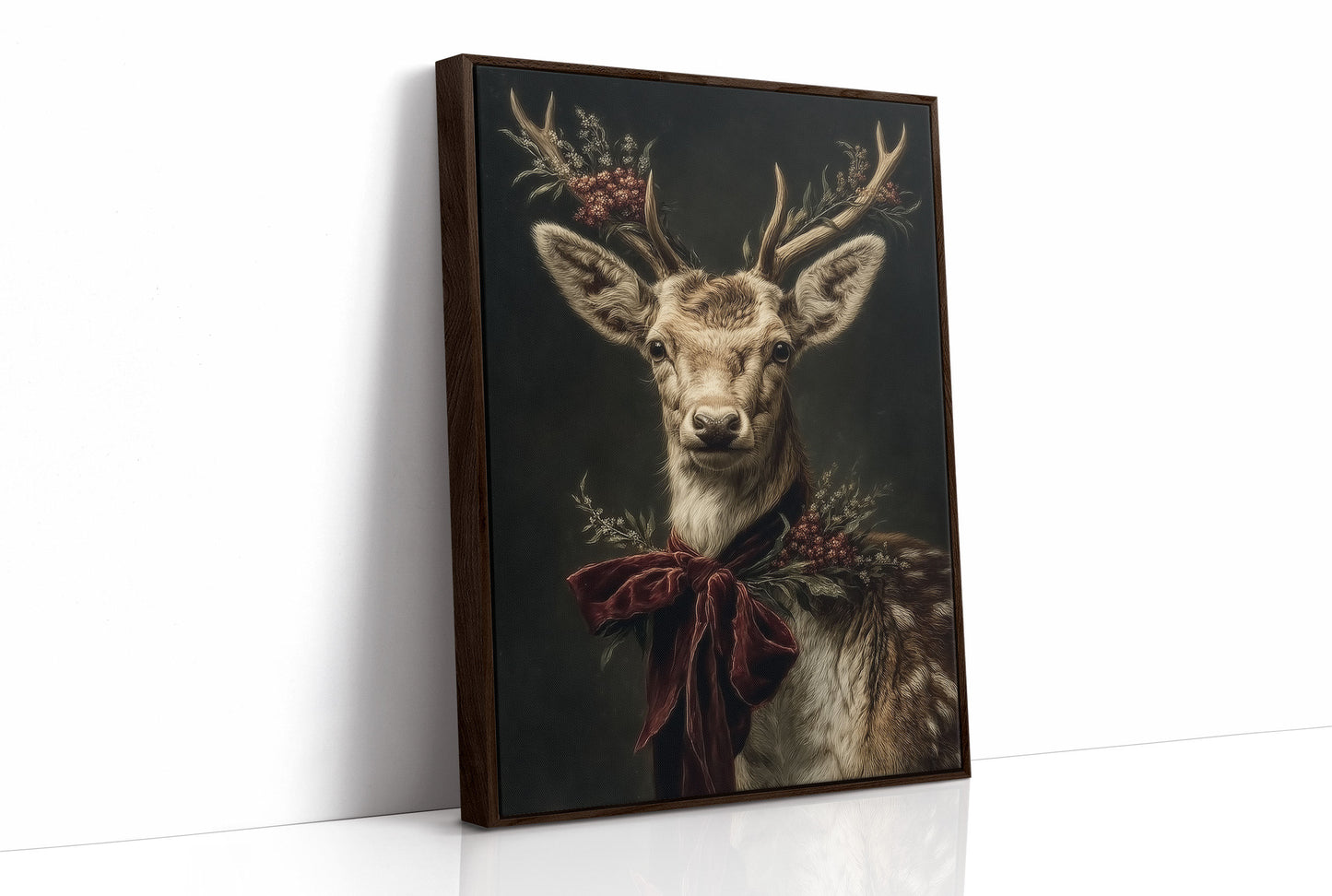 Noble Stag Brings Winter's Grace